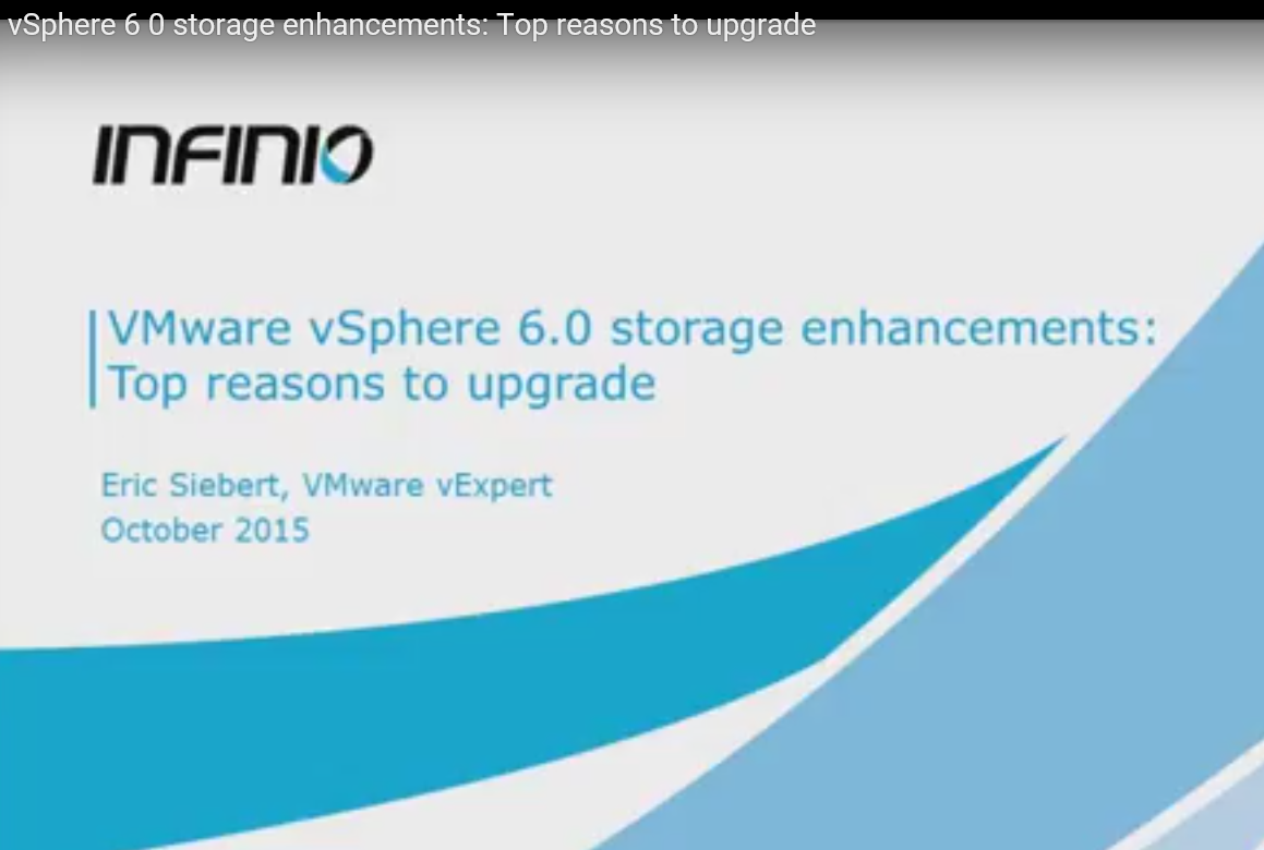 vSphere 6.0 storage enhancements